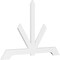Ekena Millwork Vanguard Architectural Grade PVC Gable Bracket, 96"W x 64"H x 2"D x 6"F, 16/12 Pitch GBP096X64X0206VAN00 - alternate 1